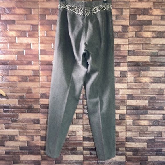 Vintage 1980’s Della-Sport Western Black gray Mom Bareback Jeans 8x30 - Picture 4 of 15